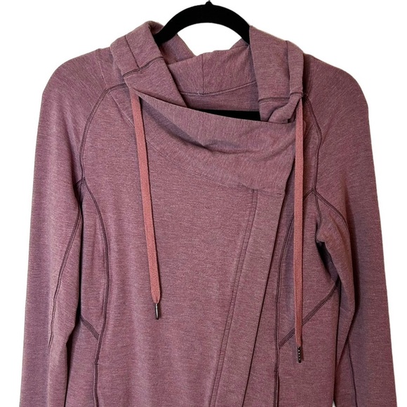 Lululemon Coast Easy Wrap- Heathered Misty Merlot - Picture 7 of 14